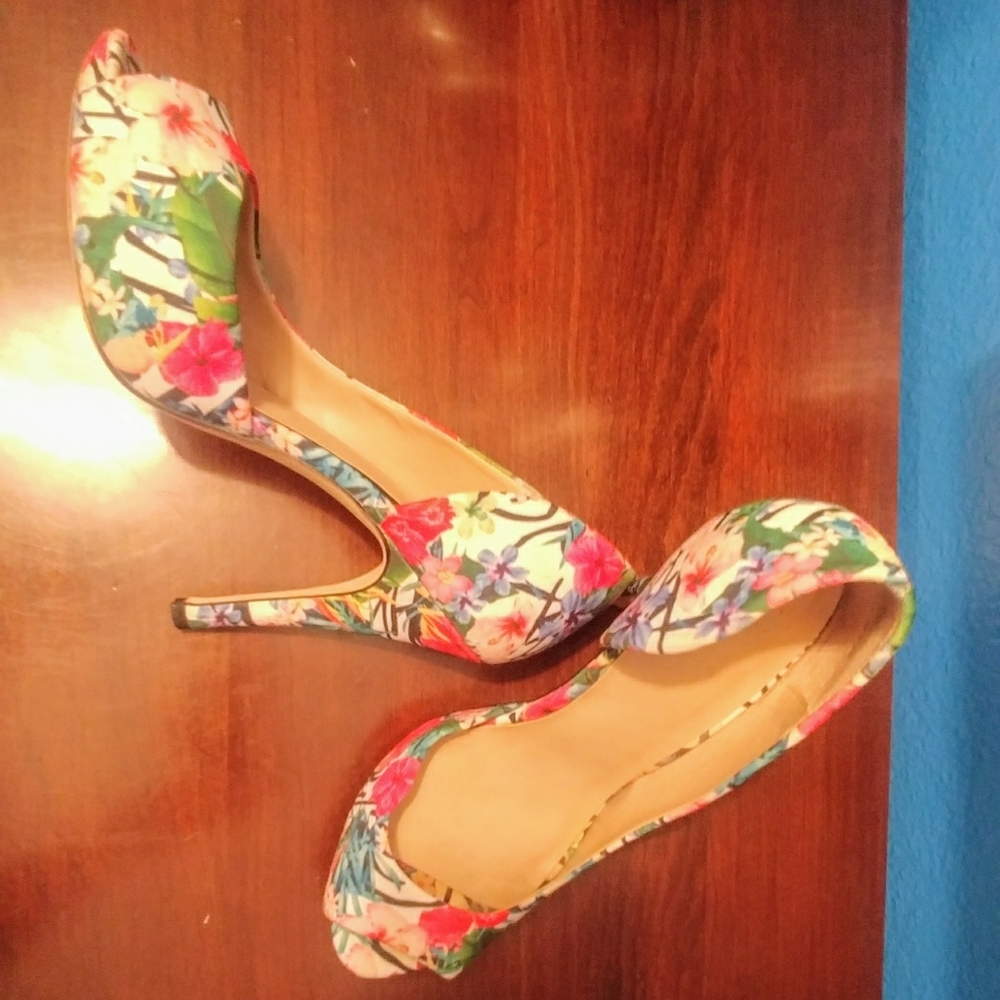 Mix No. 6 Floral Heels 7.5